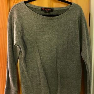 Alice + Olivia Grey Lightweight Sweater